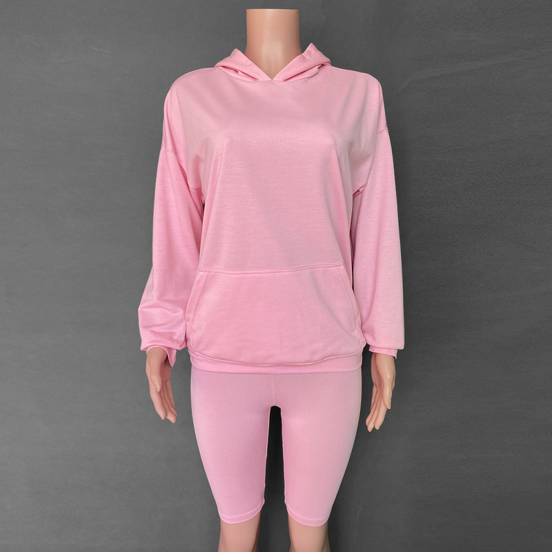 Popular Fall Winter Loungewear Hooded Long-sleeved Casual Sports Suit Sweater For Women