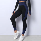 Wear Quick Drying Seamless High Waist Yoga Pants Women Tight Belly Trimming Peach Hip Exercise Workout Pants