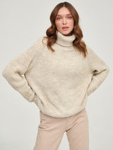 Knitted Loose Arrival High Neck Thickened Autumn Winter Sweater Collared