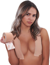 Boobtape Bra Cloth Tape Breast Pad Can Be Cut Breast Pad Invisible Bra Elastic Fabric Chest Paste