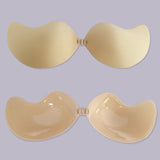 Biological Glue Second Mango Shape Bra Breast Pad Invisible Silicone Push up Bras Bridal Wedding Dress Chest Paste Underwear