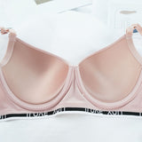 bralette Comfortable Underwear Big Chest Small Lace Thin Push Up Sexy Breast Holding Adjustable Bra