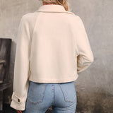 Women Wear Solid Color Autumn Short Jacket