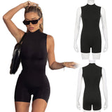 Ladies Jumpsuit Sexy Tight Sexy Jumpsuit Solid Color Slim Fit Hip Raise Clothes