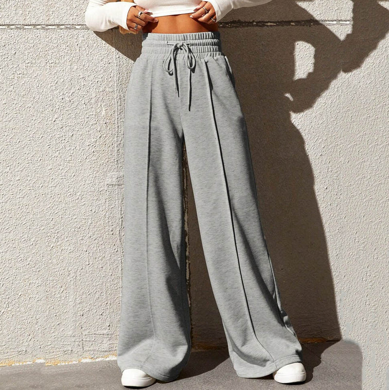 Fall Sports Pants Women Straight Loose Sweatpants Tide Brand Wide Leg Pants Outdoor Dance Casual Trousers