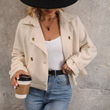 Women Wear Solid Color Autumn Short Jacket